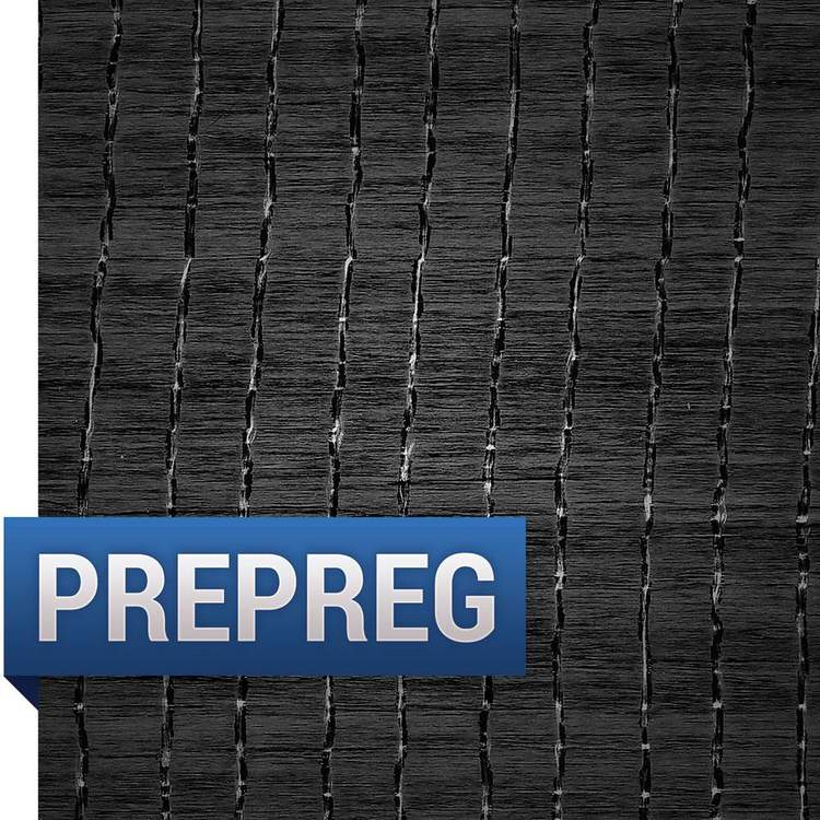 Prepreg Unidirectional Carbon Fiber Fabric, 9.0 oz, 12K, .014